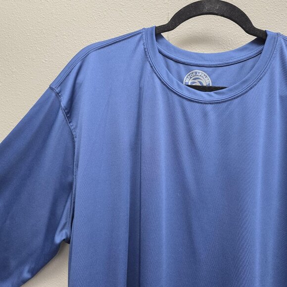 Vapor Apparel Shirt Mens 3XL Blue Long Sleeve Polyester Sun Protection Outdoor - Picture 2 of 10